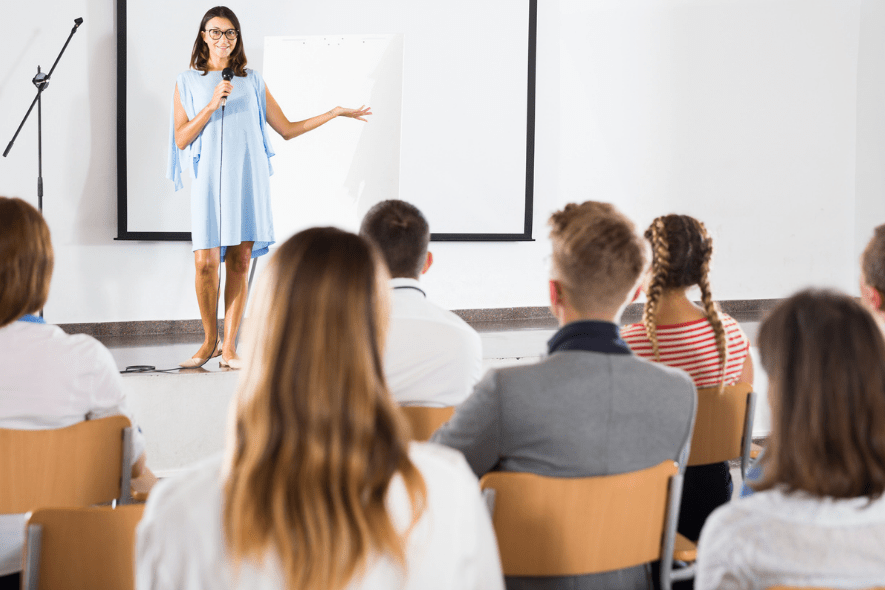 Teacher Speaking